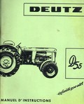 Manuel d'instructions tracteur DEUTZ D 55