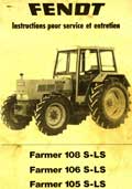 Livret d'instructions tracteur Fendt Farmer 105 106 108 S-LS