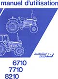 Manuel utilisation tracteur Ford 6710 7710 8210