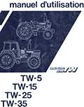 Manuel utilisation tracteurs Ford TW-5 TW-15 TW-25 TW-35