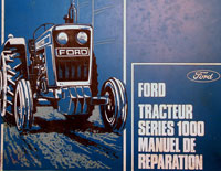 Manuel atelier tracteur Ford 1300 1500 1700 1900