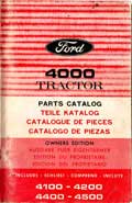 catalogue de pièces détachées tracteur ford 4000 4100 4200 4400 4500