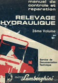 Manuel de contrôle et de réparation Relevage Hydraulique Lamborghini type H40R, M65L, M90L, M120L