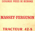 massey ferguson tracteur 42-8  catalogue pieces rechange