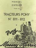 Manuel d'atelier tracteur Pony 811 812