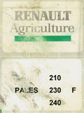 Guide d'entretien et d'utilisation pour les tracteurs Renault PALES 210 230 240