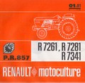 catalogue pièces de rechange tracteur renault 7261, 7281 et 7341