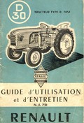 Guide d'utilisation tracteur Renault D30