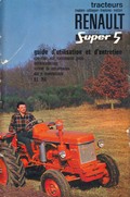 guide entretien tracteur Renault Super 5