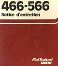 Guide intervention tracteur  Fiat 466 566 DT