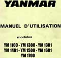 Manuel utilisation tracteurs Yanmar YM1100 YM1300 YM1301 YM1401 YM1500 YM1601 YM1700