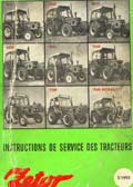 Guide instruction tracteur Zetor 5211 5245 6211 6245 7211 7245 7711 7745