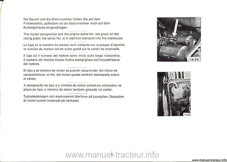 Quatrième page du Catalogue pièces rechange moteurs DEUTZ F2L912