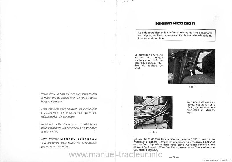 Troisième page du Livret entretien MF 1080-8