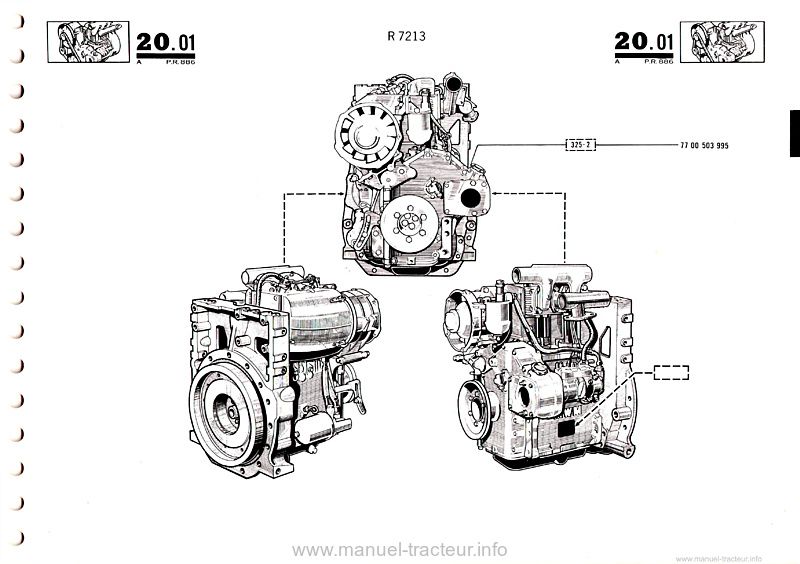 Quatrième page du Catalogue pièces Renault PR886