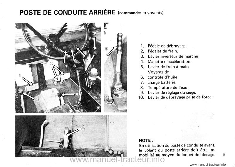 Sixième page du Guide entretien Renault 851s 851-4s