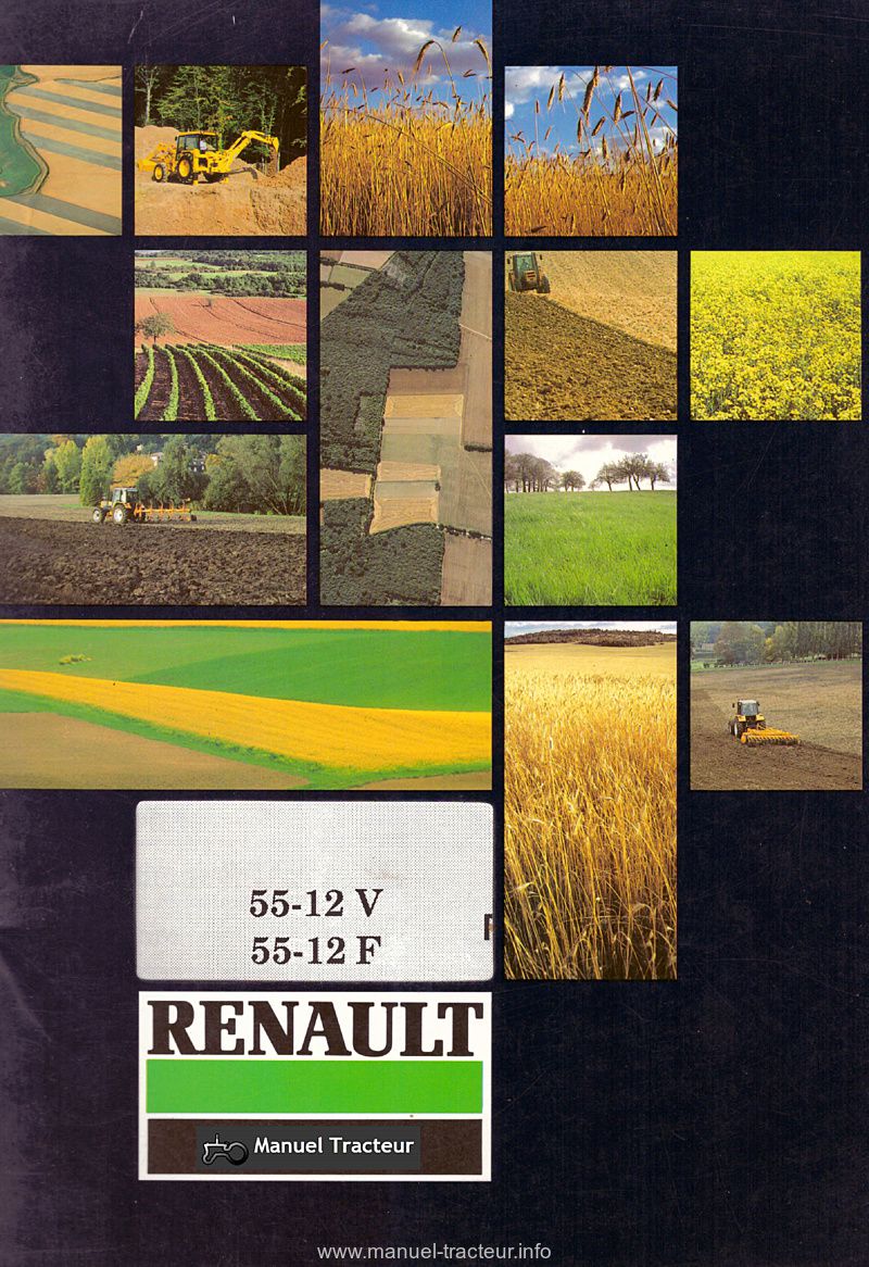 Première page du Livret d'entretien et d'utilisation Renault 55-12VF
