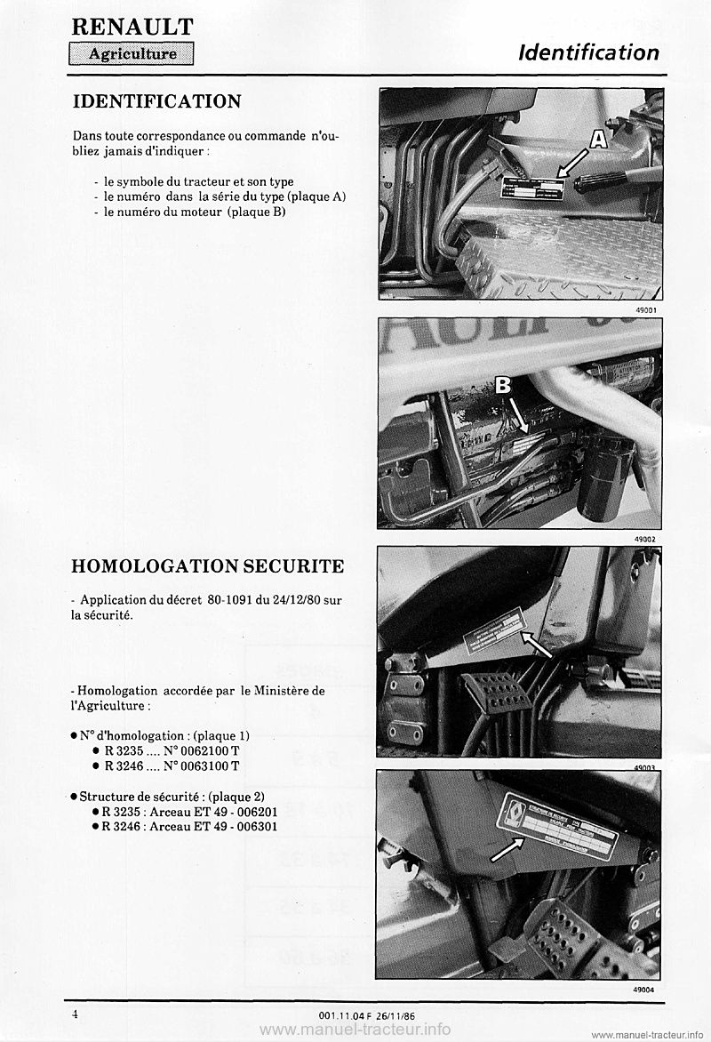 Identification tracteur Renault 55-12VF