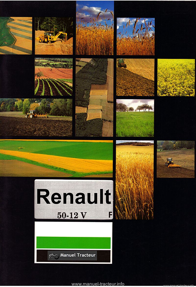 Première page du Livret d'entretien et d'utilisation Renault 50-12V
