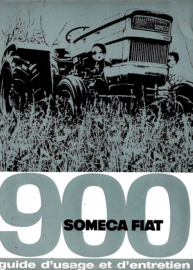 Première page du Guide entretien Fiat Someca 900
