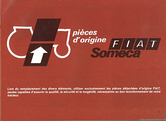 Cinquième page du Notice entretien FIAT SOMECA 880-5