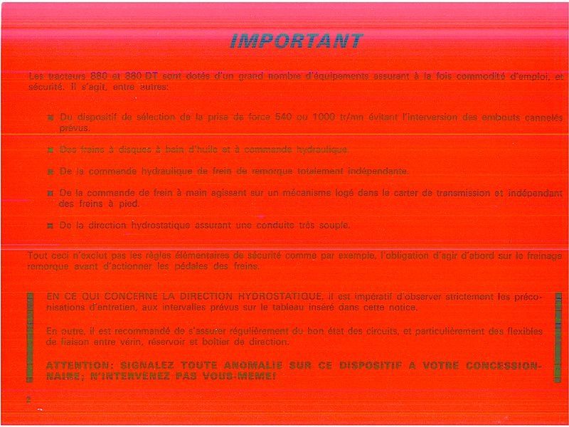 Sixième page du Notice entretien FIAT SOMECA 880 880 DT
