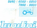 notice d'entretien tracteur Landini 5860, 6060, 6860, 7860, 8860