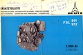 catalogue de la liste de pièces de rechange moteur DEUTZ F3L 911 et 912