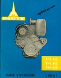 Manuel d'instructions moteurs Diesel Deutz F 3,4 et 6 L 812