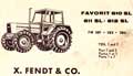 Catalogue pièces détachées tracteur Fendt Favorit 610SL 611SL 612SL 
