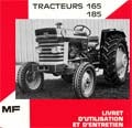 Livret d'utilisation et d'entretien pour le tracteur Massey Ferguson MF 185