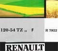 Guide d'entretien et d'utilisation pour les tracteurs Renault 120-54 TZ16