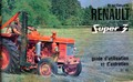 Guide entretien tracteur Renault Super 3 type 7052