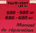Manuel de réparation tracteur Fiat 580 580DT 680 680DT
